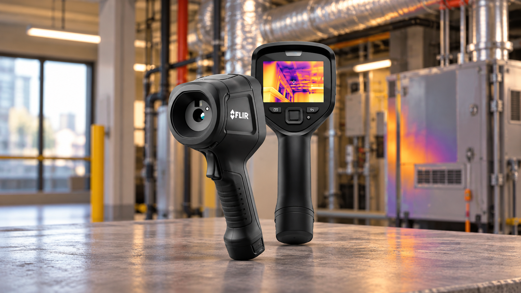Composición editorial de FLIR E6 Pro
