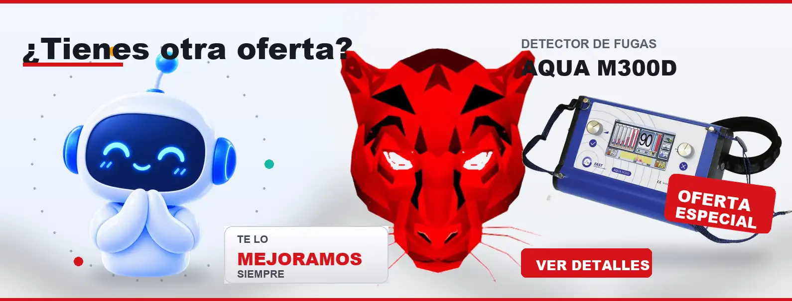 Tienes otra oferta? Te lo mejoramos siempre. Detector de fugas Aqua M300D